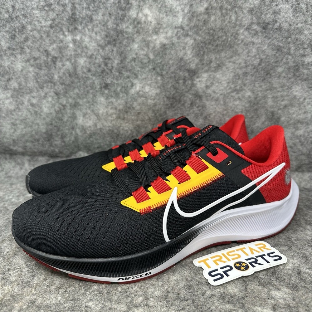Kansas City Chiefs Shoes Mens 11 Nike Air Zoom Pegasus 38 Running DJ0818-001